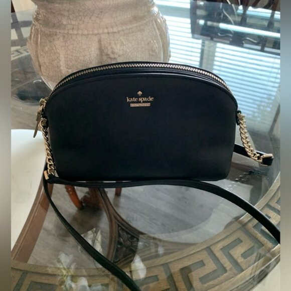 kate spade Handbags - ♠️♠️KATE SPADE CAMERON HILLI DOME BLACK SAFFIANO LEATHER CROSSBODY BAG!♠️♠️
